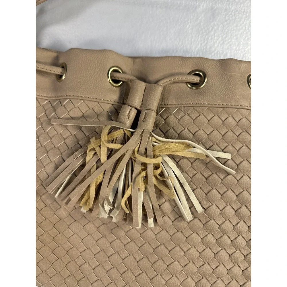 Tan Faux Leather‎ Purse NOATD Handbag - Very Nice Great Condition